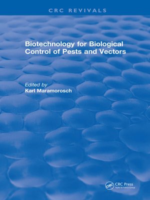 cover image of Biotechnology for Biological Control of Pests and Vectors